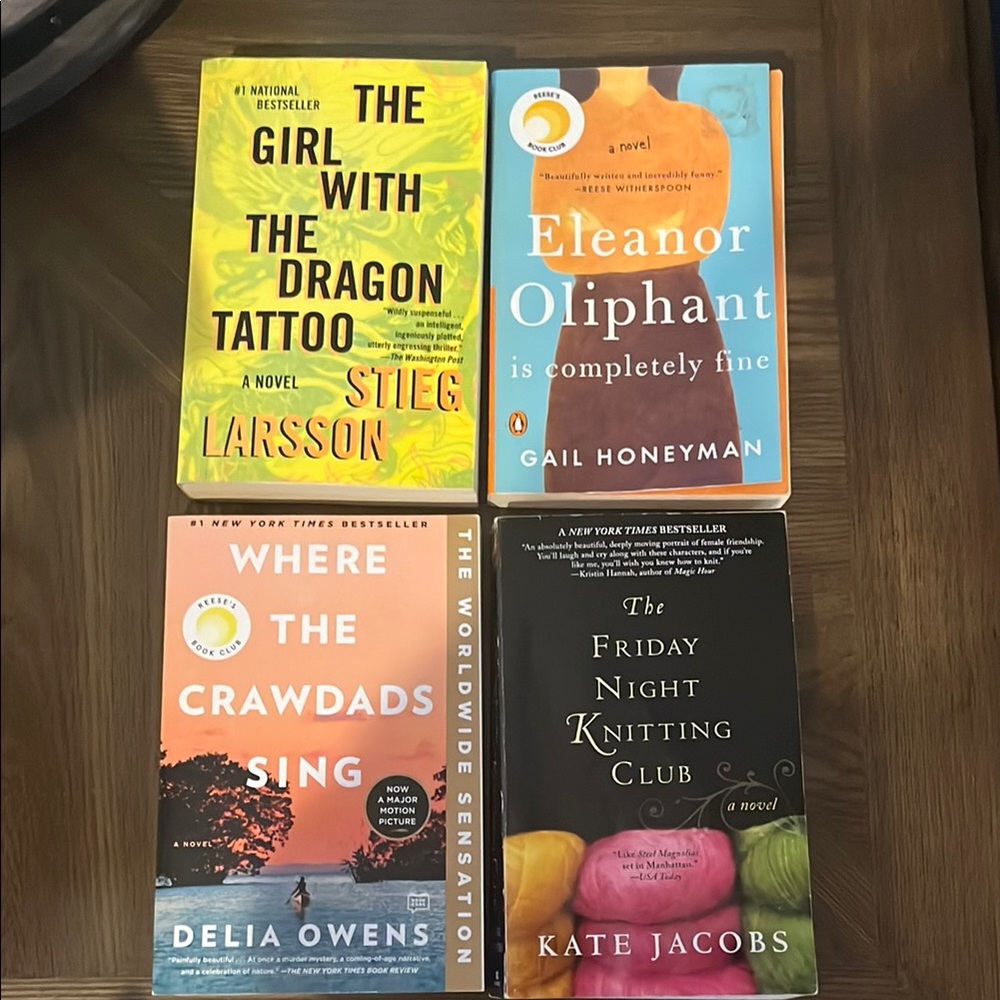 Set of Four Popular Novels
